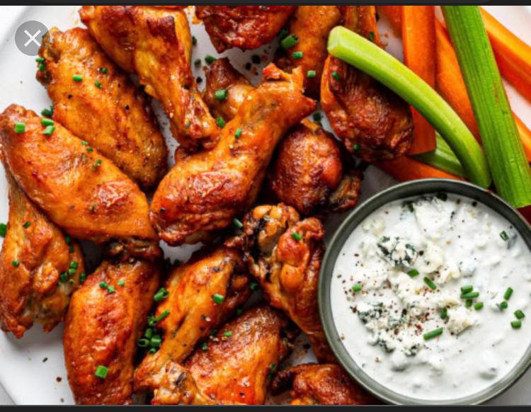 Alitas al horno